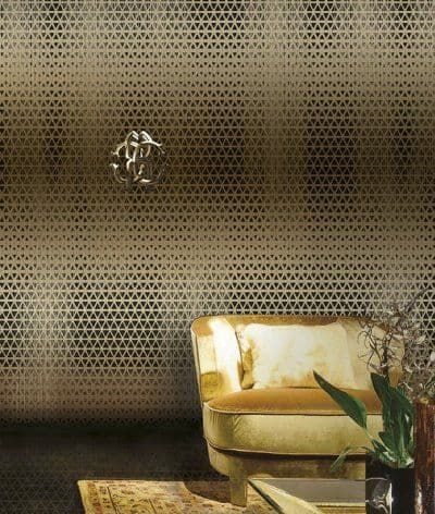 Roberto Cavalli Home No.3 Decorative Wall Panel Logo Geometria RC17207 By Emiliana For Colemans