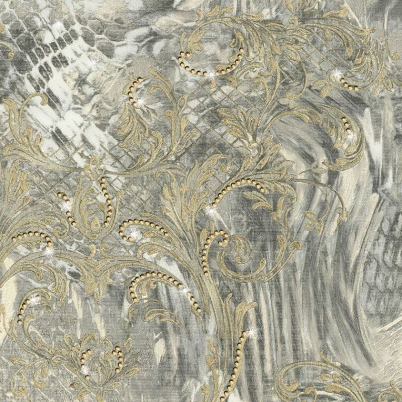 Roberto Cavalli Home No.3 Decorative Wall Panel Shiffer Standard RC14124 By Emiliana For Colemans