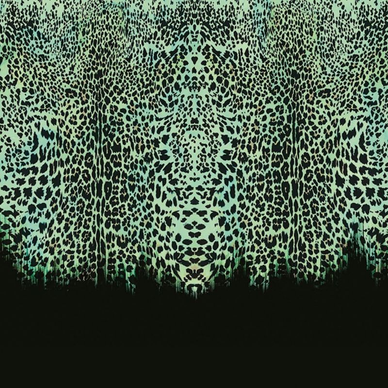 Roberto Cavalli Home No.8 Light Blue Leopard Non-Woven Base Digital Panel RC19114 By Emiliana Parati