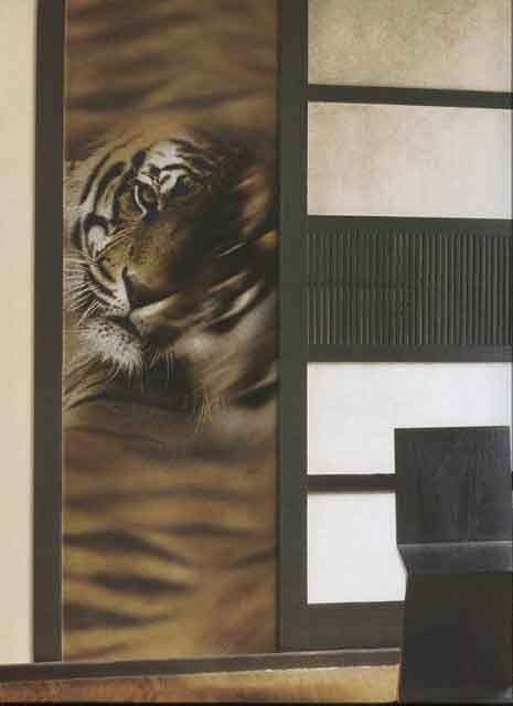 Roberto Cavalli Home Wallpaper Decoration Panel RC12082 Tigre By Colemans