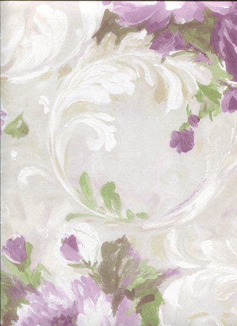 Rosemore Wallpaper 2605-21605 By Beacon House for Brewster Fine Decor