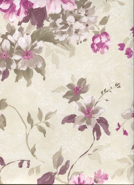 Rosemore Wallpaper 2605-21614 By Beacon House for Brewster Fine Decor