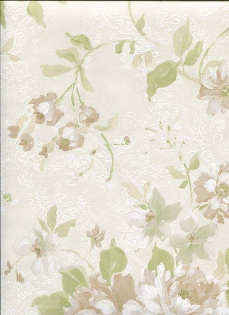 Rosemore Wallpaper 2605-21615 By Beacon House for Brewster Fine Decor