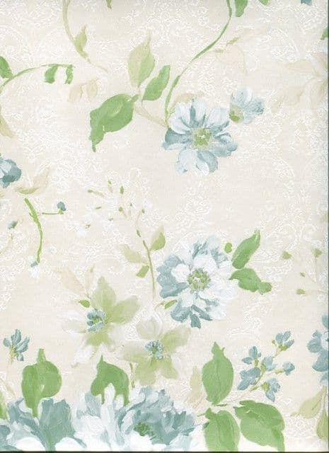 Rosemore Wallpaper 2605-21616 By Beacon House for Brewster Fine Decor