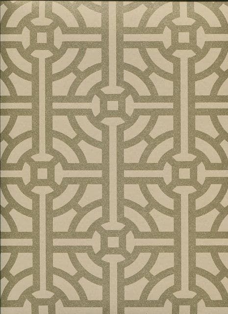 Savile Row SketchTwenty3  Wallpaper Fretwork Gold SR00505 By Tim Wilman For Blendworth