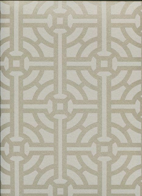 Savile Row SketchTwenty3  Wallpaper Fretwork Pewter SR00502 By Tim Wilman For Blendworth