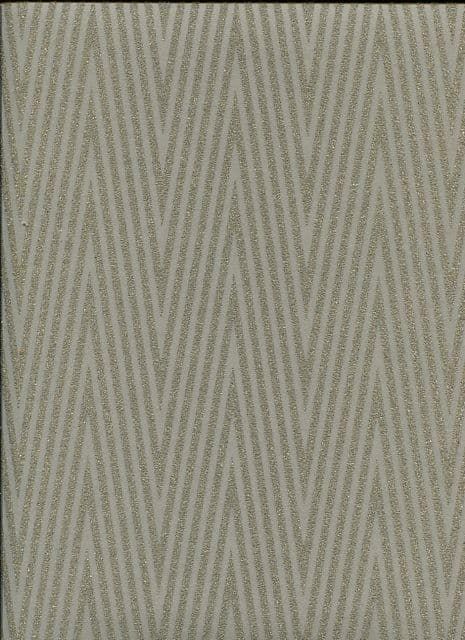 Sloane SketchTwenty3 Wallpaper Chevron Beads Iridescent Sage SL00833 By Tim Wilman For Blendworth