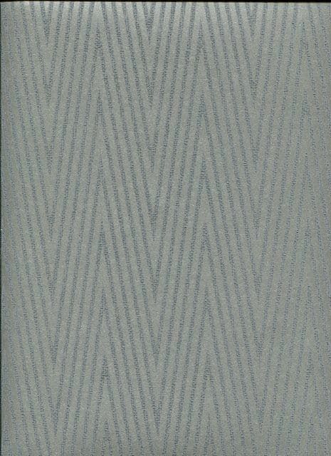 Sloane SketchTwenty3 Wallpaper Chevron Silver/Black SL00835 By Tim Wilman For Blendworth