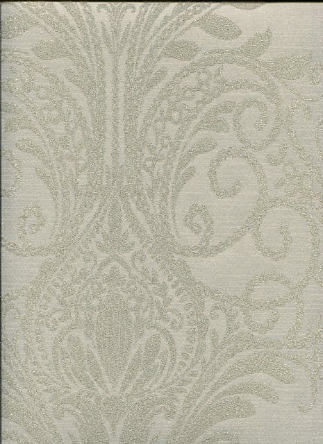 Sloane SketchTwenty3 Wallpaper Sloane Damask Beads Iridescent Gold SL00804 By Tim Wilman For Blendwo