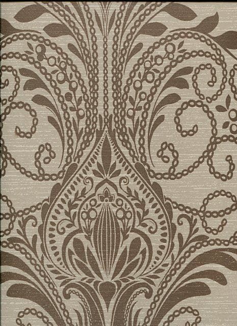 Sloane SketchTwenty3 Wallpaper Sloane Damask Sand SL00806 By Tim Wilman For Blendworth