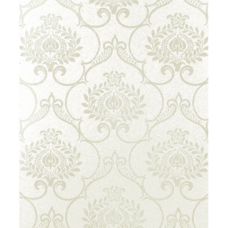 So White 3 Wallpaper Midnight 3 Ornement SOWH 2645 01 36 SOWH26450136 By Casadeco