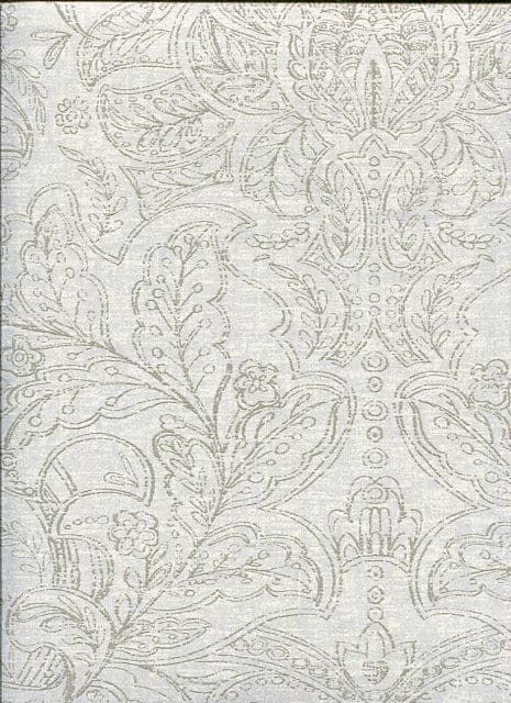 Soho SketchTwenty3 Wallpaper Damask Brown & Putty SO00910 By Tim Wilman For Blendworth