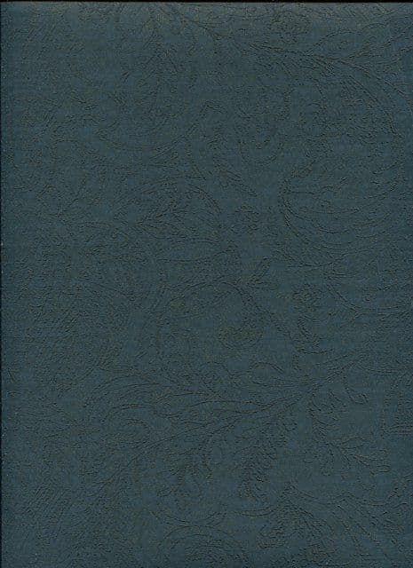Soho SketchTwenty3 Wallpaper Damask Teal & Gold SO00908 By Tim Wilman For Blendworth