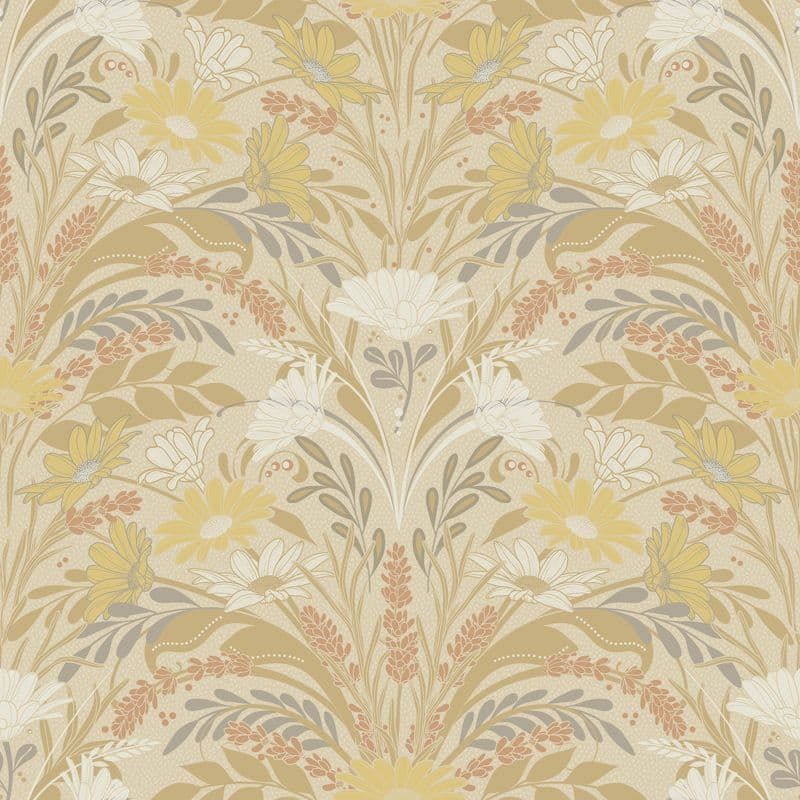 Sommarang 2 Wallpaper Varmdo Yellow S24118 Page 32 By Midbec For Galerie