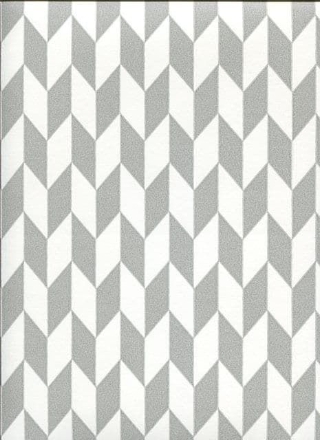 Studio Edit Silver Wallpaper 1627/909 By Prestigious Wallcoverings