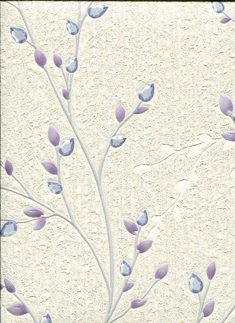 Toscani Wallpaper Amelio Blue Lilac  35701 By Holden Decor For Colemans