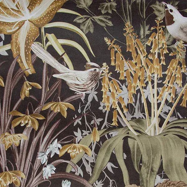 Tropical Moorea Wallnut Wallpaper 26729 By Hohenberger For Galerie