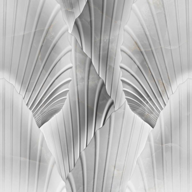 Trussardi Casa 7 Marble Leaf Wallpaper Decorative Panel Z18971 Zambaiti Parati For Dixons Exclusive