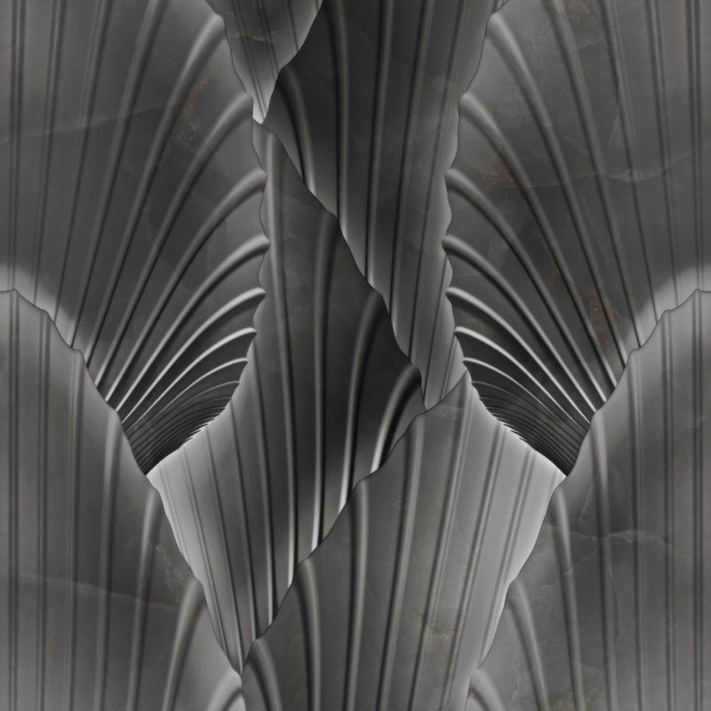 Trussardi Casa 7 Marble Leaf Wallpaper Decorative Panel Z18972 Zambaiti Parati For Dixons Exclusive