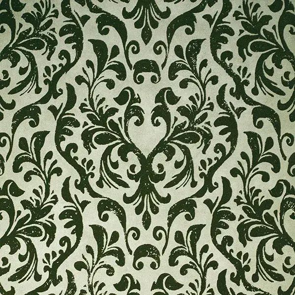 Urban Classics Mayfair Loft Damask Flock Sage Green Wallpaper 81254 By Hohenberger For Galerie