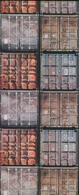 Urban Living Wallpaper Containers Mural 51153509 By Galerie