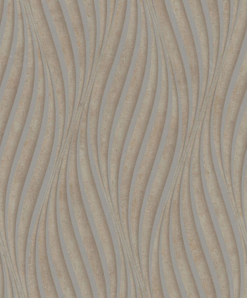 Urban Textures Wallpaper Wave Brown 34262 Page 3 4 By Marburg For Galerie