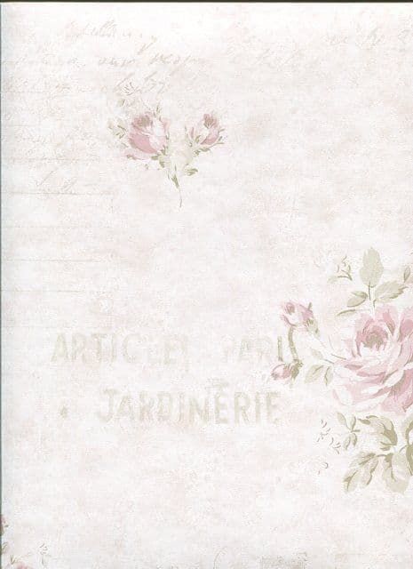 Vintage Rose Wallpaper G45085 By Galerie