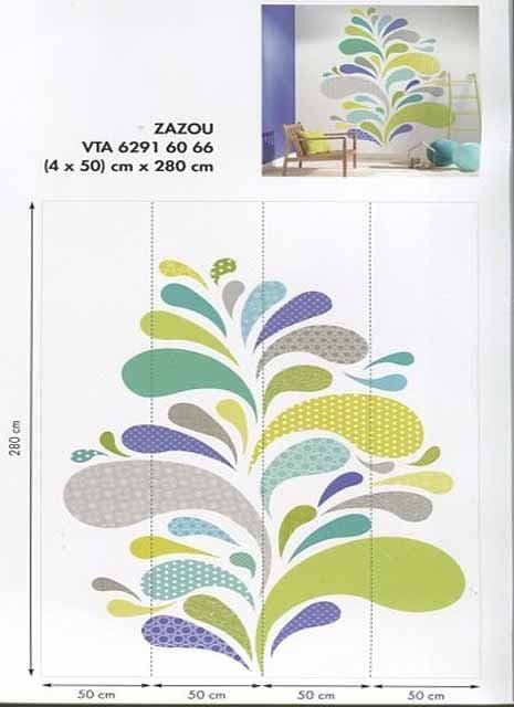 Vitamine Wallpaper Wall Panel VTA 6291 60 66 VTA62916066 By Caselio