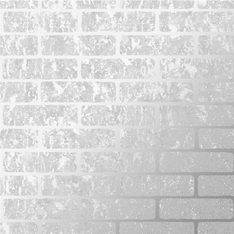 Vittorio Milan Brick Silver Wallpaper 106523 By Superfresco Graham & Brown