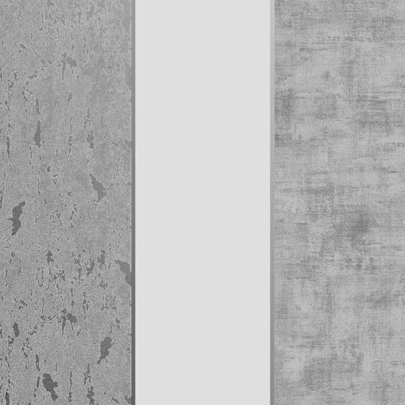 Vittorio Milan Stripe Grey/Silver Wallpaper 106517 By Superfresco Graham & Brown