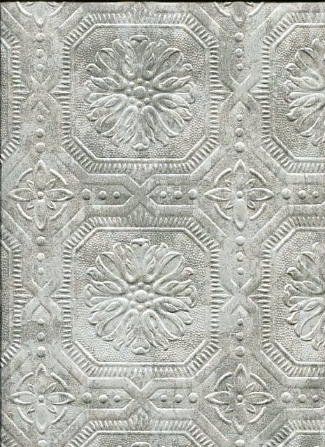 Vivo Alto Pewter Wallpaper 1986/908 By Prestigious Wallcoverings