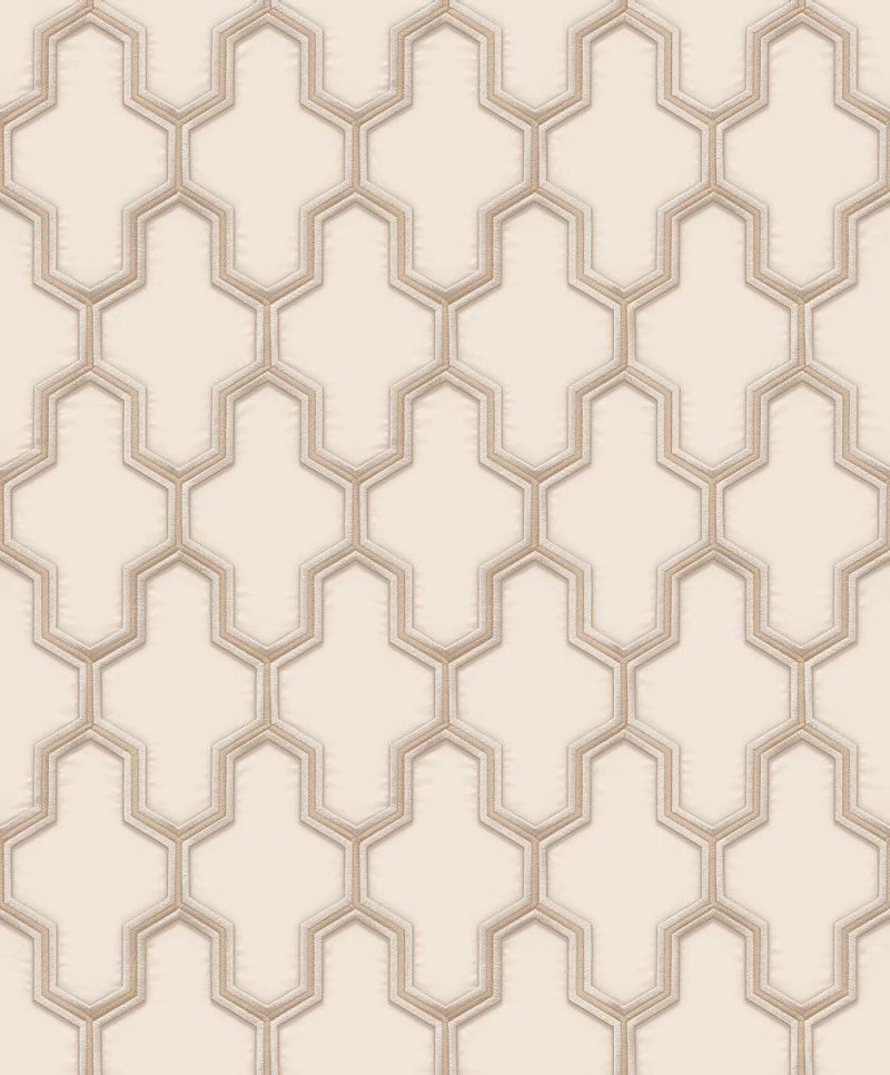 Wall Fabric Wallpaper Geometric WF121022 By Design id For Colemans