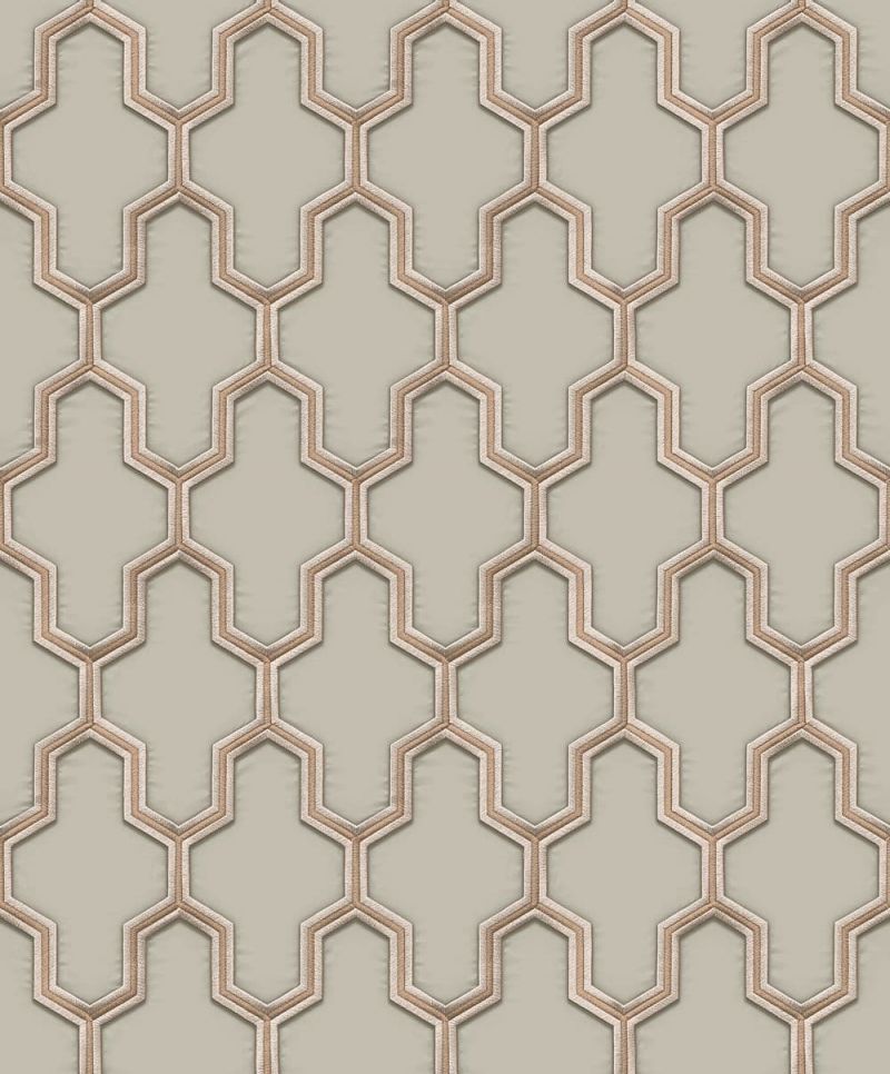 Wall Fabric Wallpaper Geometric WF121023 By Design id For Colemans