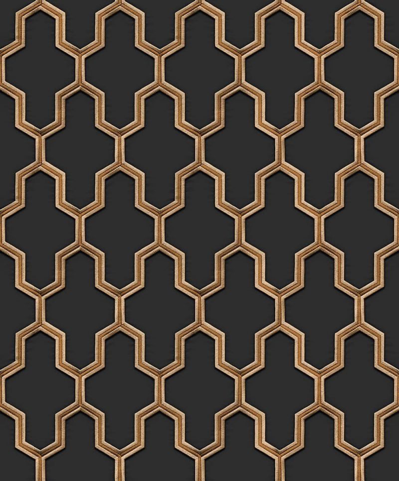 Wall Fabric Wallpaper Geometric WF121025 By Design id For Colemans