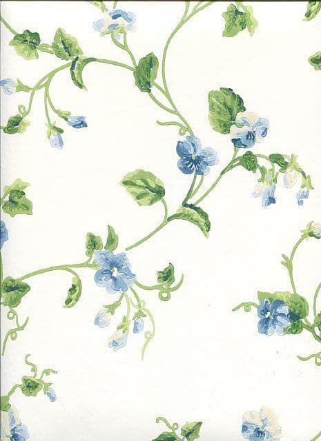 Waverly Cottage Sweet Violets Trail 325774 By Rasch Textil For Brian Yates