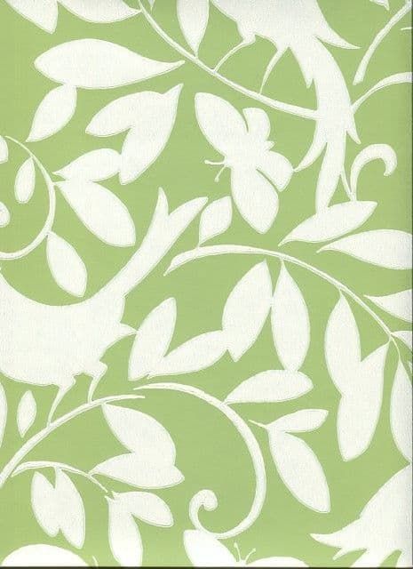 Waverly Cottage Wallpaper Birdsong 325897 By Rasch Textil For Brian Yates