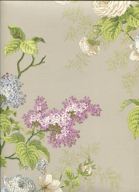 Waverly Cottage Wallpaper Emma's Garden 326092 By Rasch Textil For Brian Yates