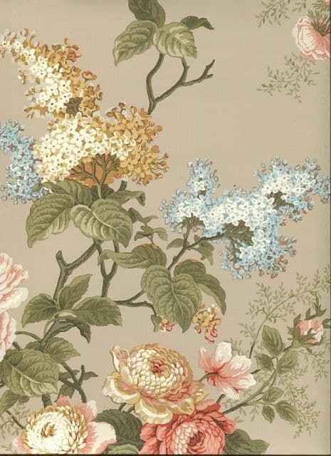 Waverly Cottage Wallpaper Emma's Garden 326146 By Rasch Textil For Brian Yates