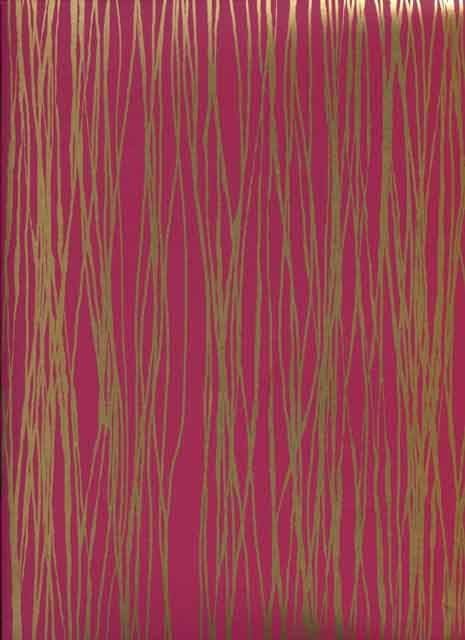 Woodland Veneer Fuchsia Wallpaper 1902/238 By Prestigious Textiles