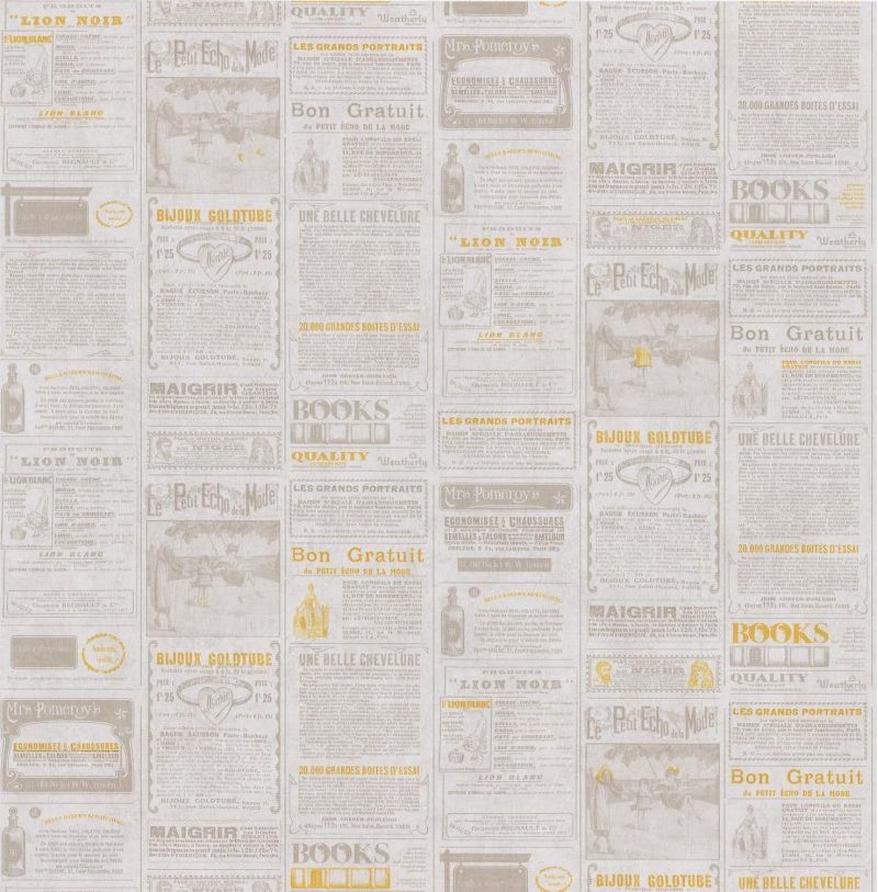 Words Wallpaper Newspaper WRD 6713 20 02 WRD67132002 By Caselio