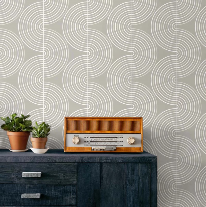 NextWall Peel & Stick Zen Geo Wallpaper NW442