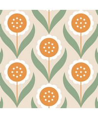 Scandi Florals Baby Blues SFBABY01 Wallpaper By Scotart