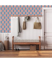 Scandi Florals Tulip Pop SFTULI04 Wallpaper B