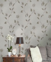 Ariana Floriana Grey Wallpaper 35302 By Ora