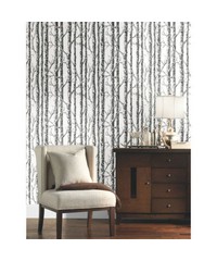 Black & White Wallpaper BW3902 Paper Birch By
