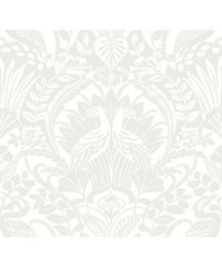 Black & White Wallpaper BW3932 Egret Damask B