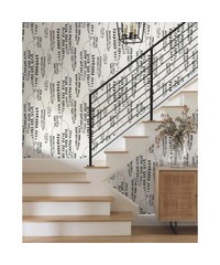 Black & White Wallpaper BW3943 Deco Wisteria 