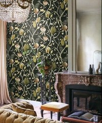 Cabinet Of Curiosities Wallpaper Papaya Kombo