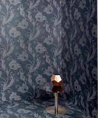 Era Wallpaper ER19045 Damask Blue By DecoPrin