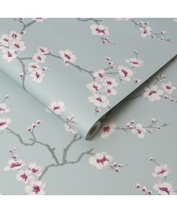 Fresca Apple Blossom Blue Wallpaper 51-066 By